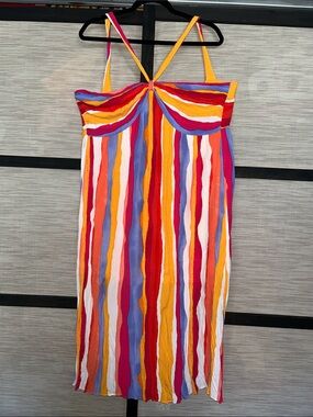 Colorful Multistripe Sundress - Vivid Stripes